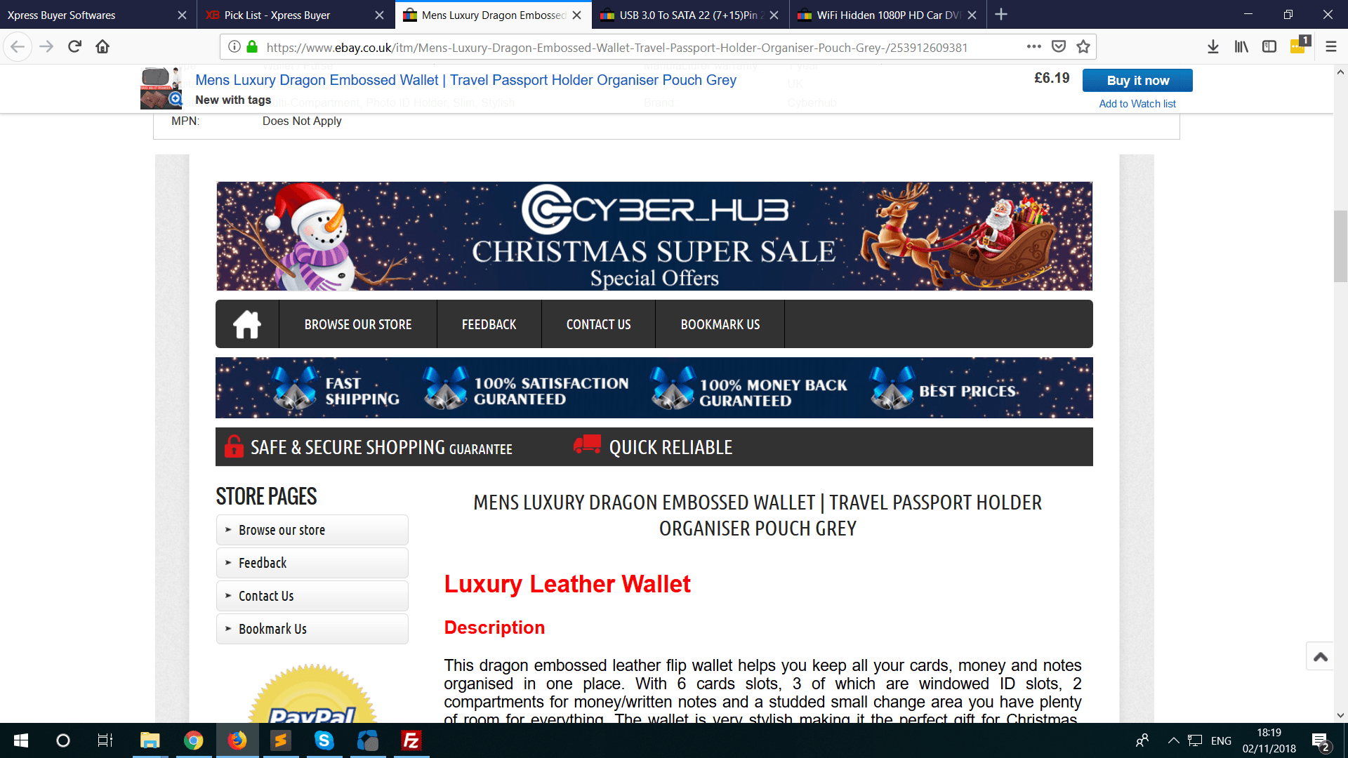 Ebay Shops screenshot